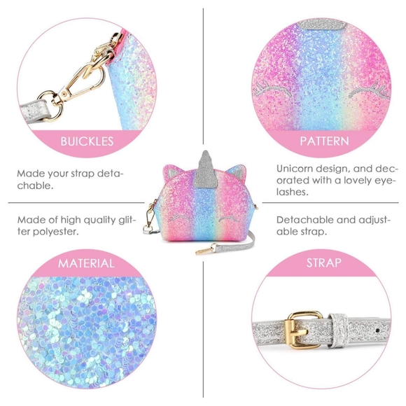 MIBASIES glitter purse NWOT - Picture 9 of 12